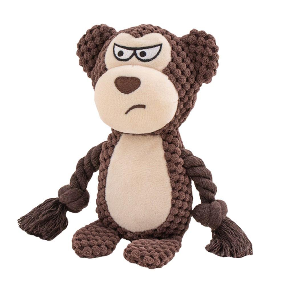 Creative Puppy Chew Toy Plush Squeaky Plush Dog Toys Funny Pet Chew Toys  Dog