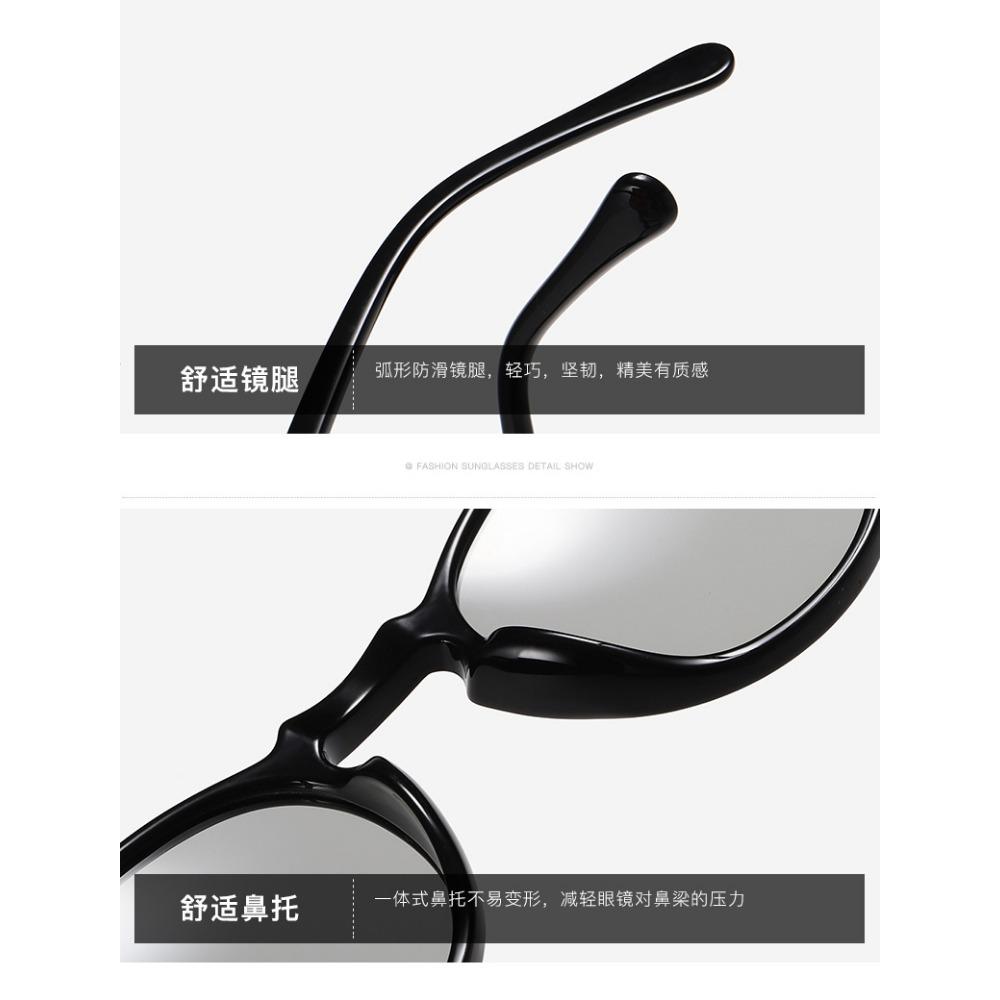 aoron Round TR90 Polarized Sunglasses Glasses Color-changing Glasses Sunglasses