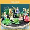 Magnifiques 6 pièces Accessoires Jardin de Fées Fées Miniatures Micro Paysage Ornements de Cour