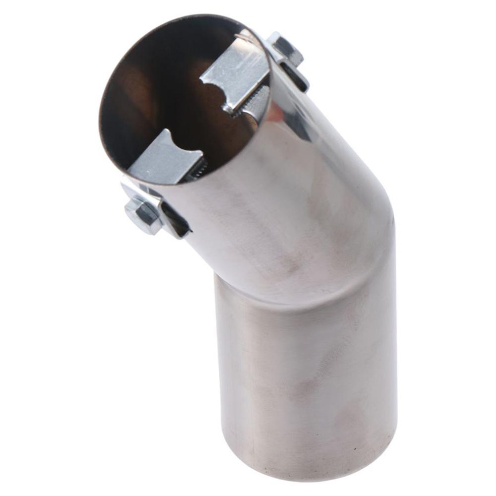 Chrome A191 Stainless Steel Car Tailpipe Universal Exhaust Tail Tip Reduce Exhaust Noise