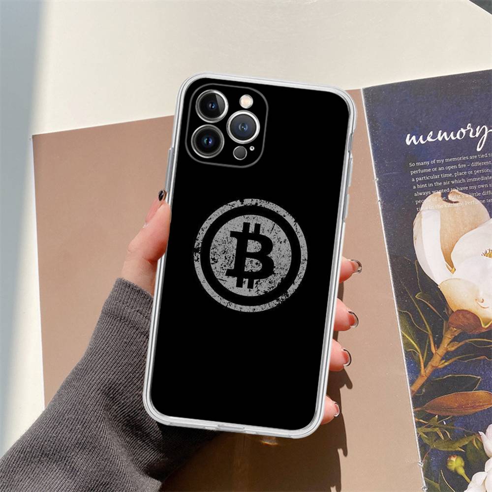 

Bitcoin Phone Case For IPhone 17 16 15 14 13 12 11 Pro Max Plus Soft Cover Personalized DIY iPhone 15