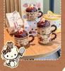 Cute Cat Ceramic Mug Gift Set for Girls and Best Friends' Birthdays