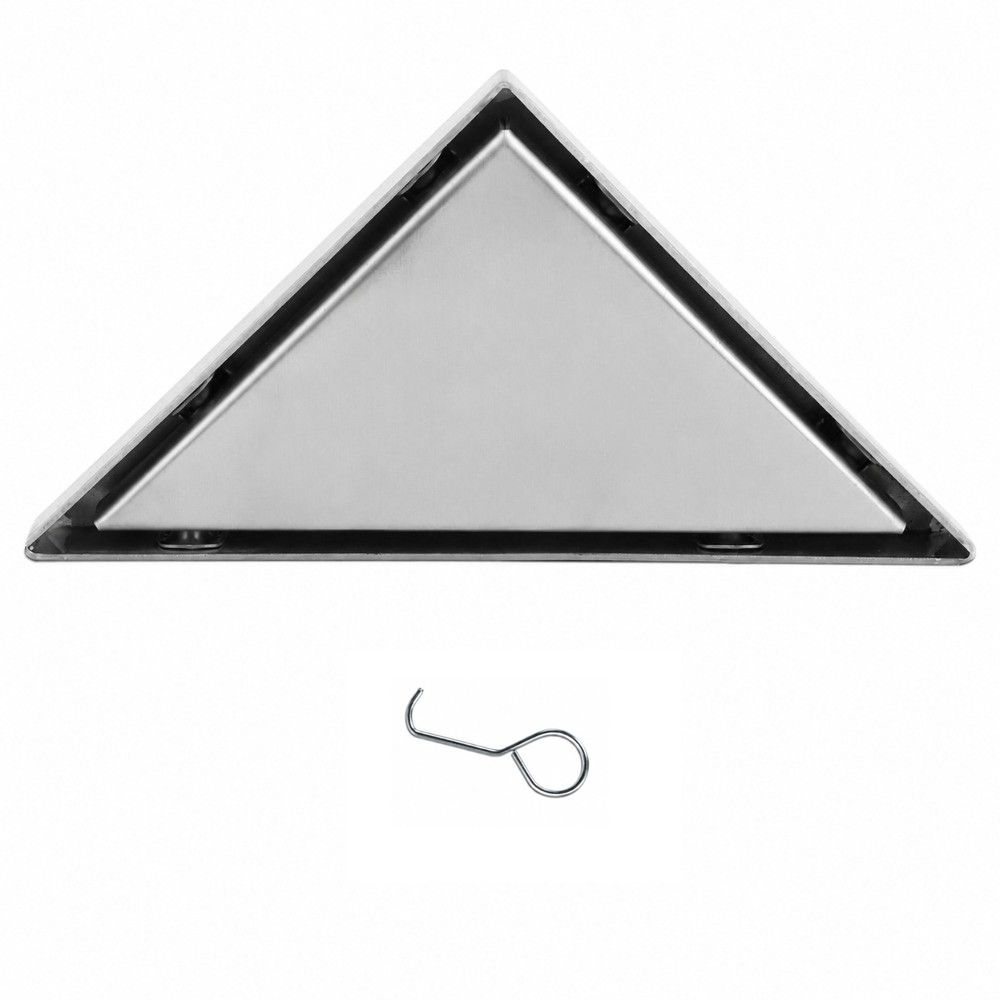 Triangular Corner Floor Drain 304 Stainless Steel Floor Drain Modern Floor Drain Set Garage