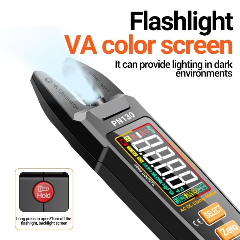 Digital Clamp Meter, Auto Ranging True RMS,Voltages/Current, LoZ, Continuity, Frequency, Capacitance, NCVT