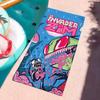 Cartoon I-Invader Zim Funny Towel Quick Dry Soft Yoga Swimming Fitness Mountain Climbing Large Beach Towels