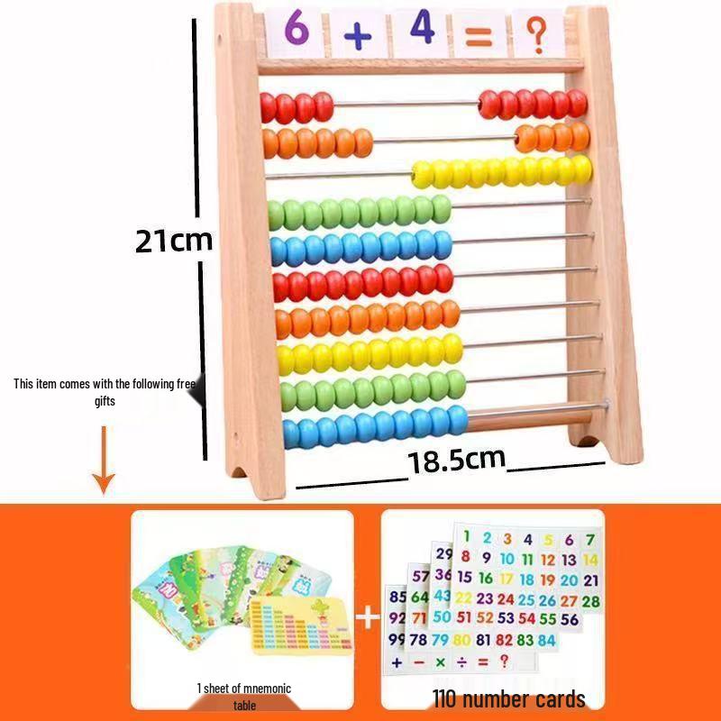 Children's Abacus Math Tool: 3-10 Years Educational Addition & Subtraction Frame