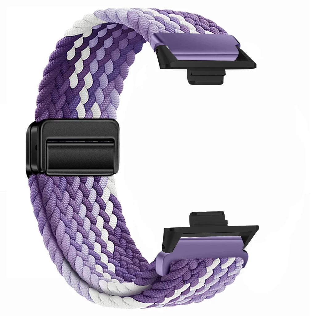 Magnetic Braided Nylon Loop Band for Xiaomi Redmi Watch 5 4 Strap Adjustable Sport Replacement Correa Bracelet Mi Band 9 8 Pro