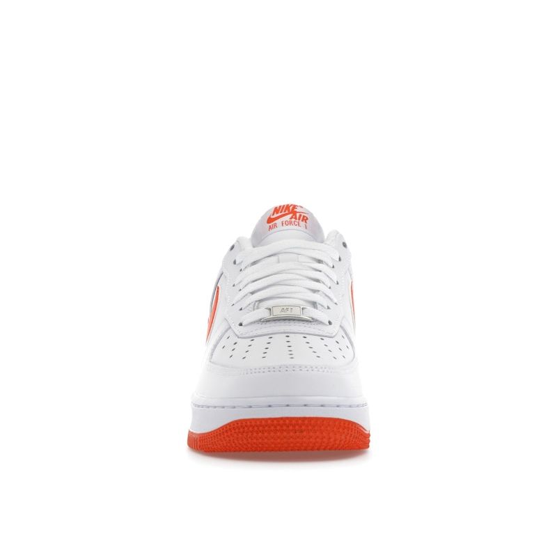 Nike Air Force 1 07 Safety Orange Unisex Sneakers White FJ4146-109