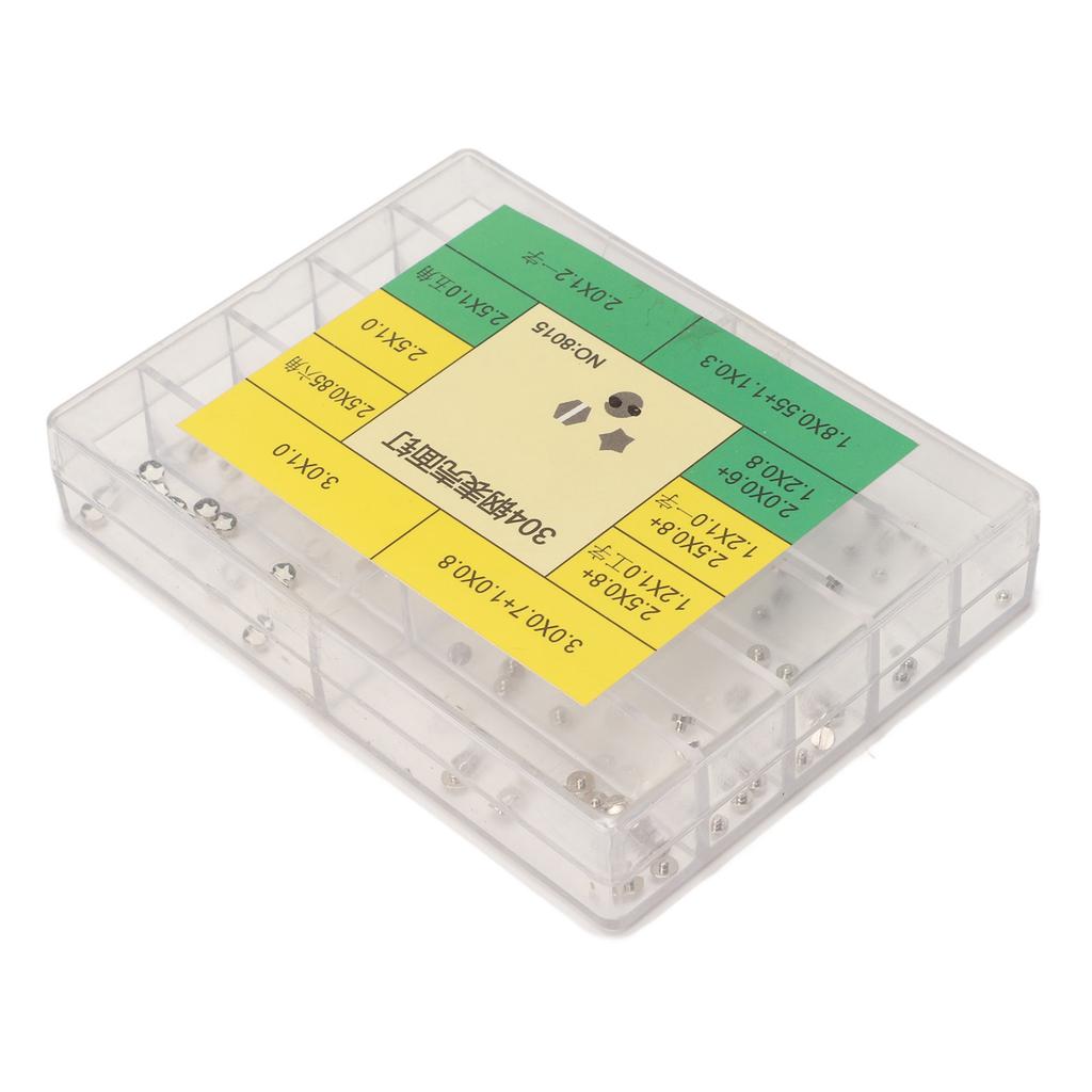 Watch Case Securing Screw Stainless Steel Watch Case Mounting Screw Parts Accessory for Watchmaker