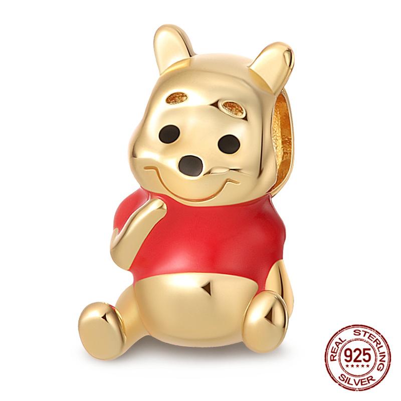 Marvel Disney Snow White Tree Elf Mickey 925 Silver Charms for DIY Jewelry Making Women Gift Bracelet