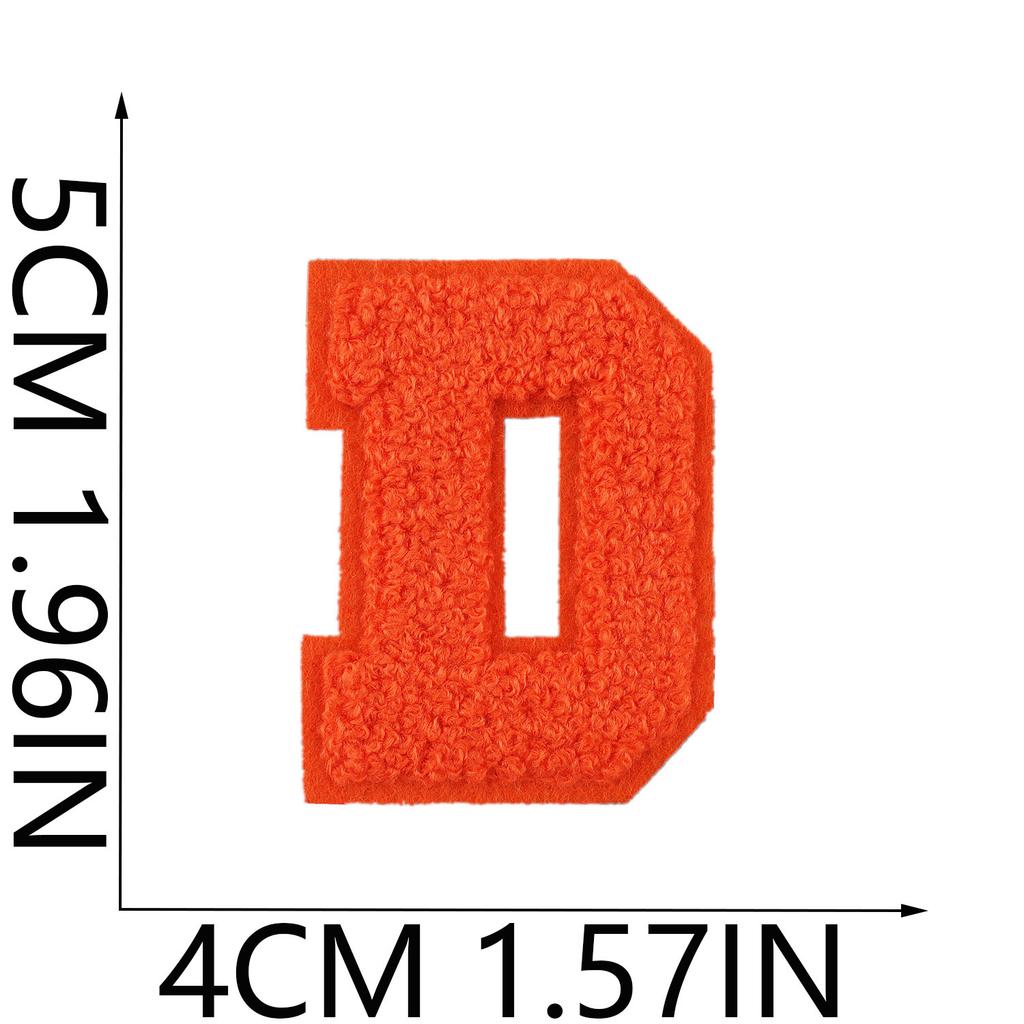 Mehrfarbiger A-Z Buchstaben Stickerei Stoffaufkleber 5cm Farbe 26 Englische Buchstaben Stickerei Aufkleber Kleidung Dekoration Patch Aufkleber