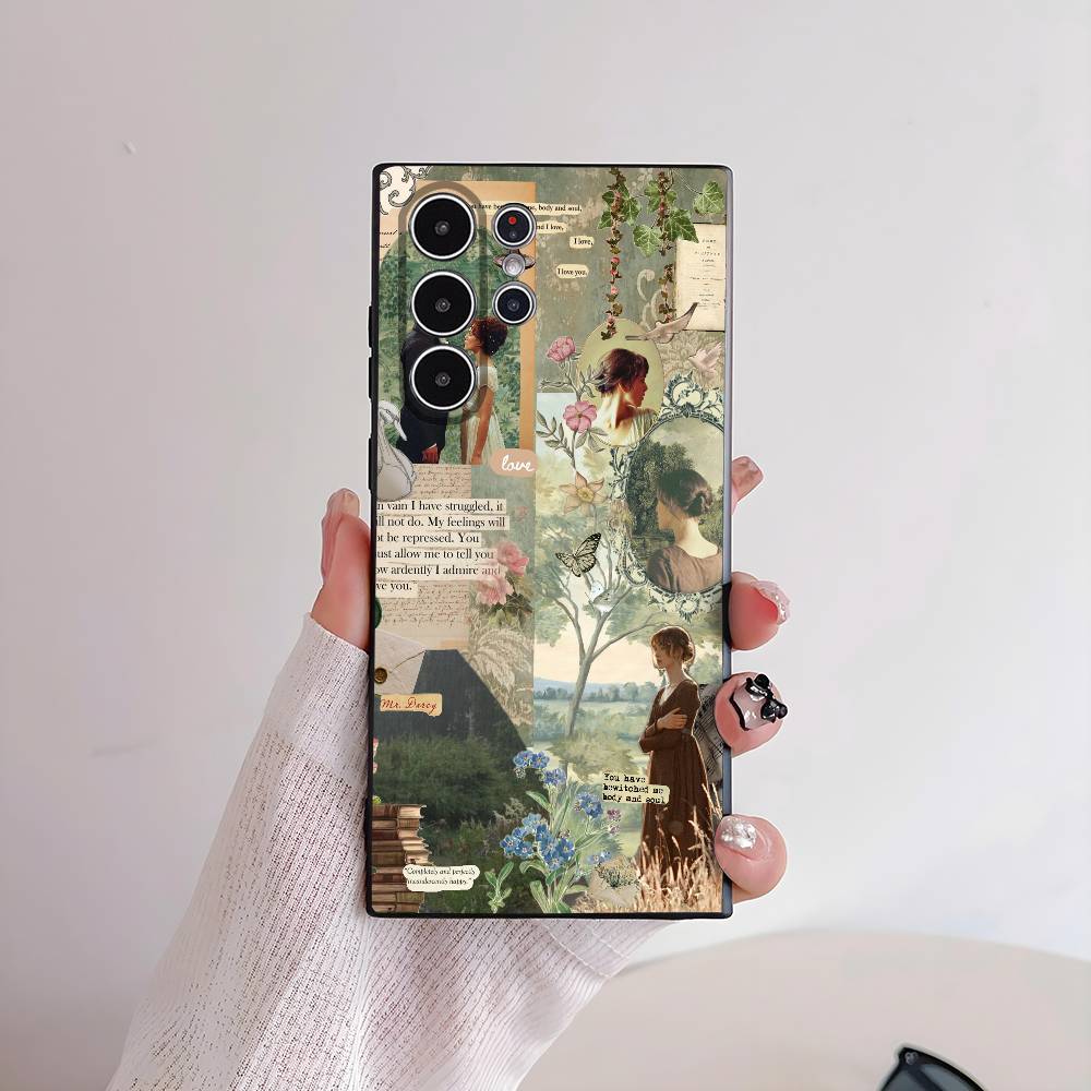 P-Pride and P-Prejudice Phone Case for Samsung S series s21 s22 s23 s24 s25 FE Plus Ultra TPU Soft to Skin-friendly case