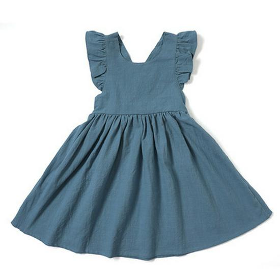 

Pink A-line Princess Dress for Girls - High-End Spring/Autumn Wear 90 cm