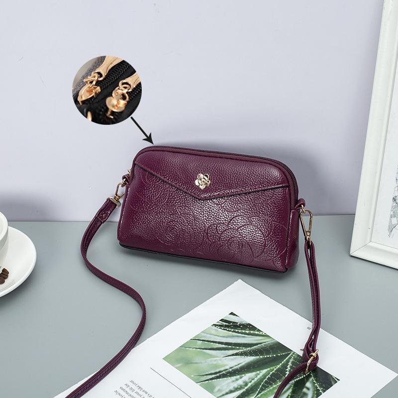 Sommer Crossbody Liten Veske for Kvinner, Enskulderveske med Trykt Mote, Håndholdt Skallveske