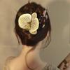 Ponytail Clip Flower Hair Claw Bohemia Barrettes Large Shark Clip Butterfly Orchid Hair Clip  Daily