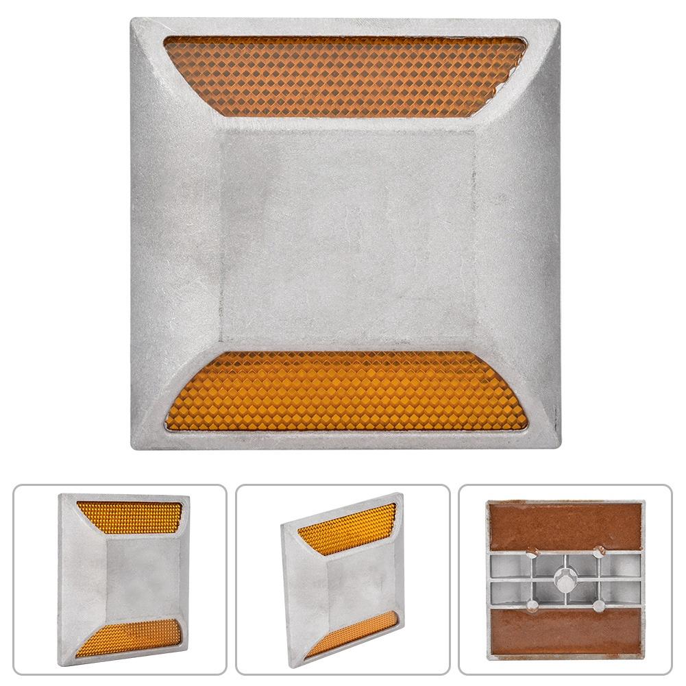 LED Reflective Spike Cast Aluminum Beads Dual Protuberant Signpost Reflective Spike Raised Sign