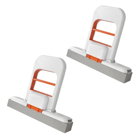 1/2/3Pcs Mini Foldable Desktop Mop Lightweight Design Water Absorption One-Handed Use Portable Mini Cleaning Sponge Mop