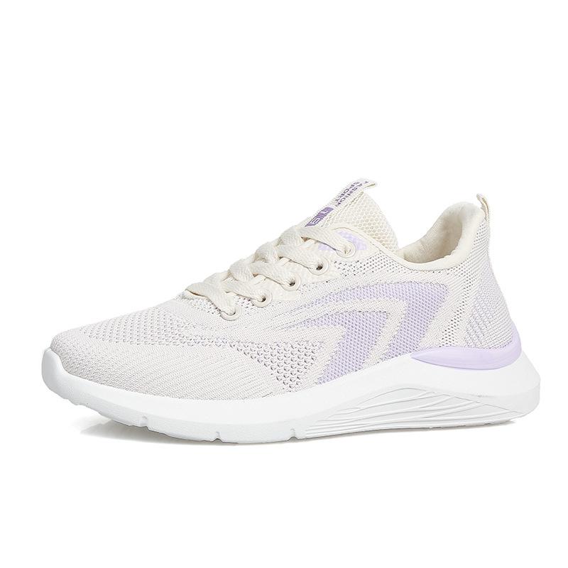 

2025 summer new casual fly-woven shoes versatile mesh breathable sports shoes women s shoes Korean version ins thin single shoes 35