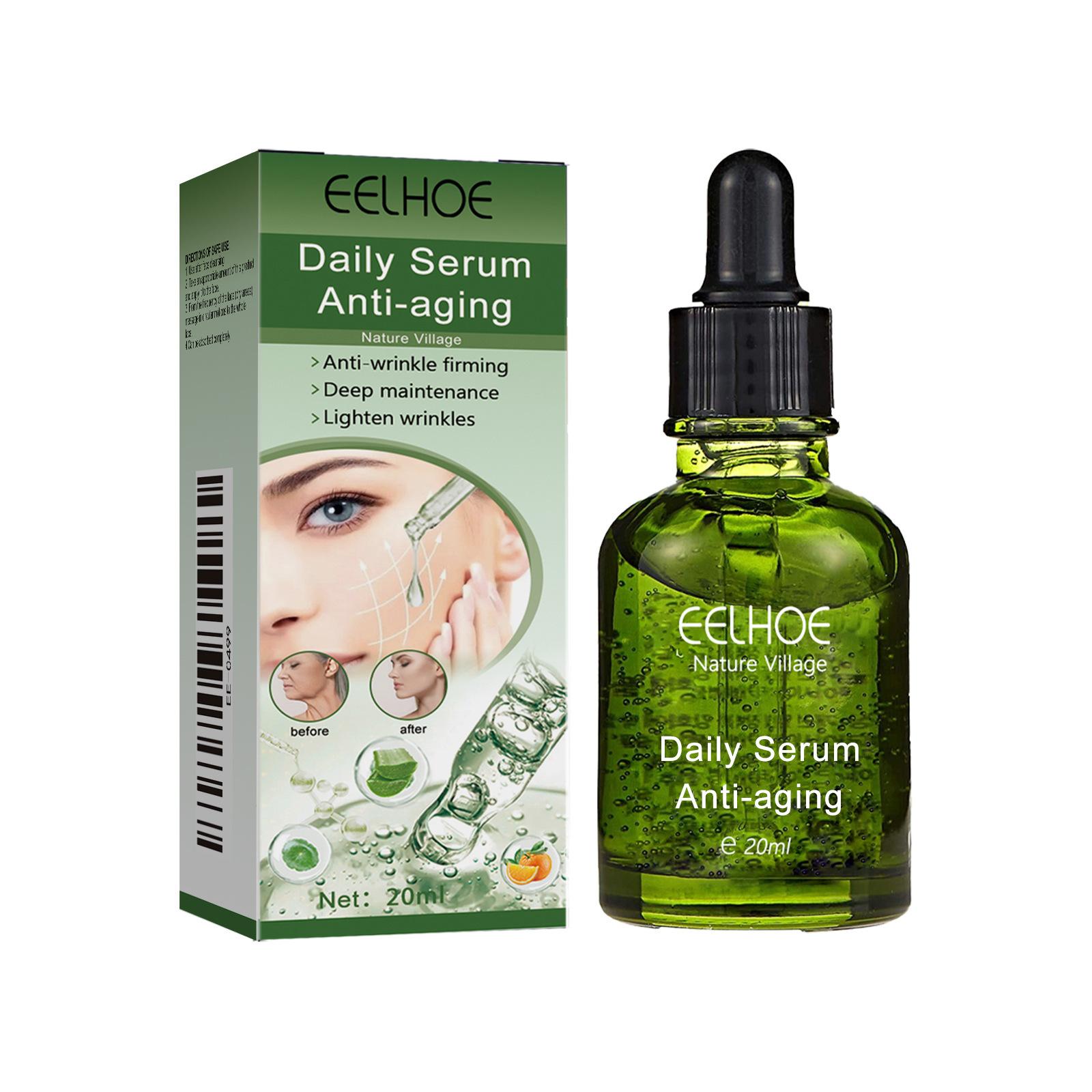 

EELHOE Deep Wrinkle Serum Укрепляющая сыворотка для лица Разглаживает мелкие морщины Сужает поры Улучшает кожу 20ml