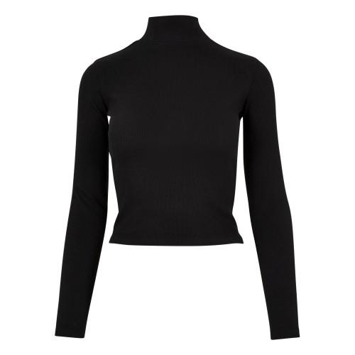 Urban Classics Womens/Ladies Ribbed Cut-Out Back Long-Sleeved T-Shirt