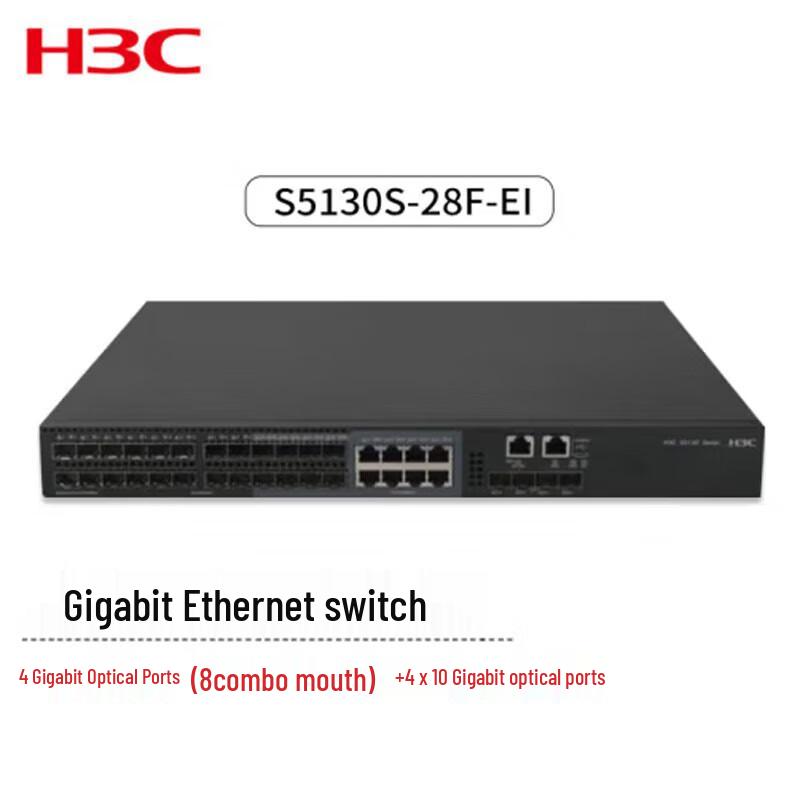 

H3C S5130S-28F-EI 28-Port Managed Ethernet Switch
