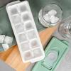 Foremka na Lód Forma Kostki Lodu do Mrożenia Kostek z Pokrywką