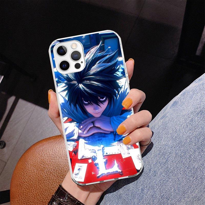 N-Note D-Death L Lawliet Phone Case For iPhone 17 Air 16 Pro Max 16E 15 + 14 Plus 11 12 13 Mini 7 8 SE Gift Print Cover Fundas
