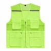Vlastní logo Prodyšná síťovaná reflexní vesta pro veřejné služby a dobrovolnické aktivity