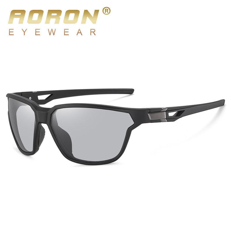 

AORON Photochromic Polarized Sunglasses Sport Fishing Driving Cycling Sunglasses UV400 Anti Glare Eyewear for Men Women