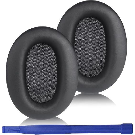 WH-CH710N Replacement Earpads Ear Cushions,Ear Pads for Sony WH-CH700N, WH-CH710N, WH-CH720N Headphones, Ear Cushions with Soft Protein Leather, Ear чёрный