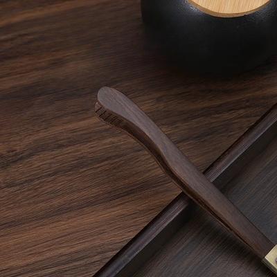 1pc Sandalwood Anti Drop Tea Clip Wooden Tweezer Teacup Clip Non-slip Sawtooth Tea Tweezers KungFu Tea Set Accessories