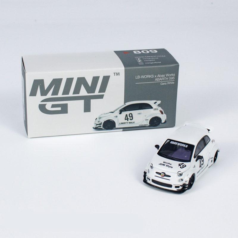 

1:64 Abarths 595 Alloy Modified Wide Body Sports Car Model Diecast Track Racing Car Vehicle Model Simulation Miniature Scale Toy белый