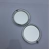 Retro Matte Round Pocket Makeup Mirror Portable Double Sided Folding Magnifier