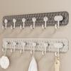 6 Hooks Coat Rack Wall Mounted Hook for Kitchen Bathroom Clothes Hanger