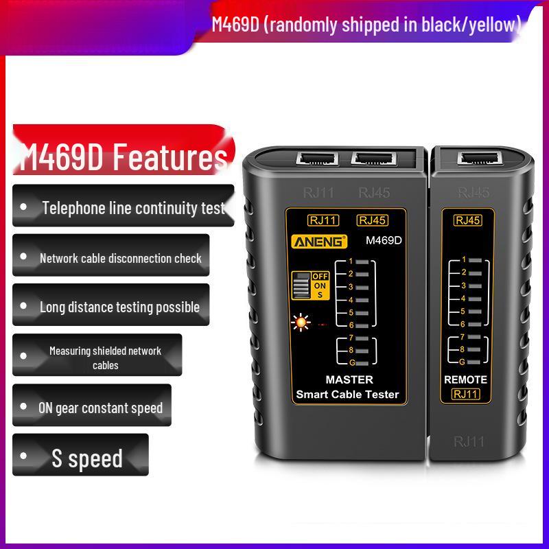 Multifunctional Network Cable Tester & High-Precision Line Finder for Telephone & Broadband.
