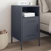 VidaXL Bedside Table, Bedside Cabinet with Door, Nightstand with Compartment, Bedroom Nightstand, 843070