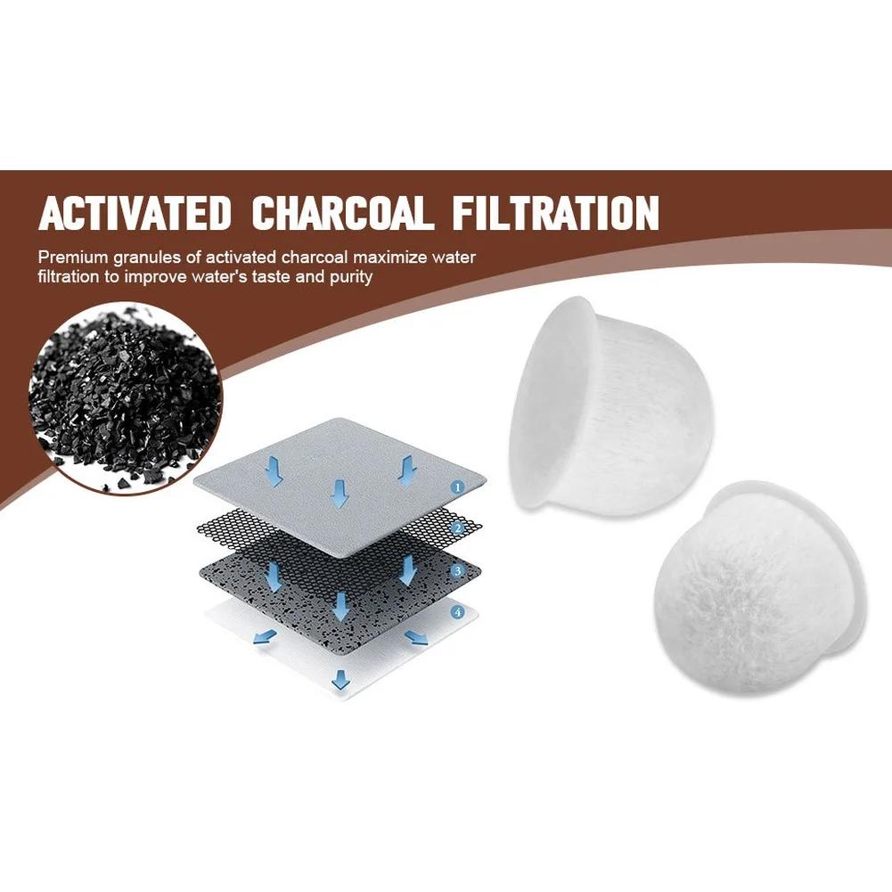 6 Pcs Filters For Coffee Machine WGCM100S WGCM110S And WGCM120S Replacement Water Filter 15x10x5cm Coffee Machine Accessories