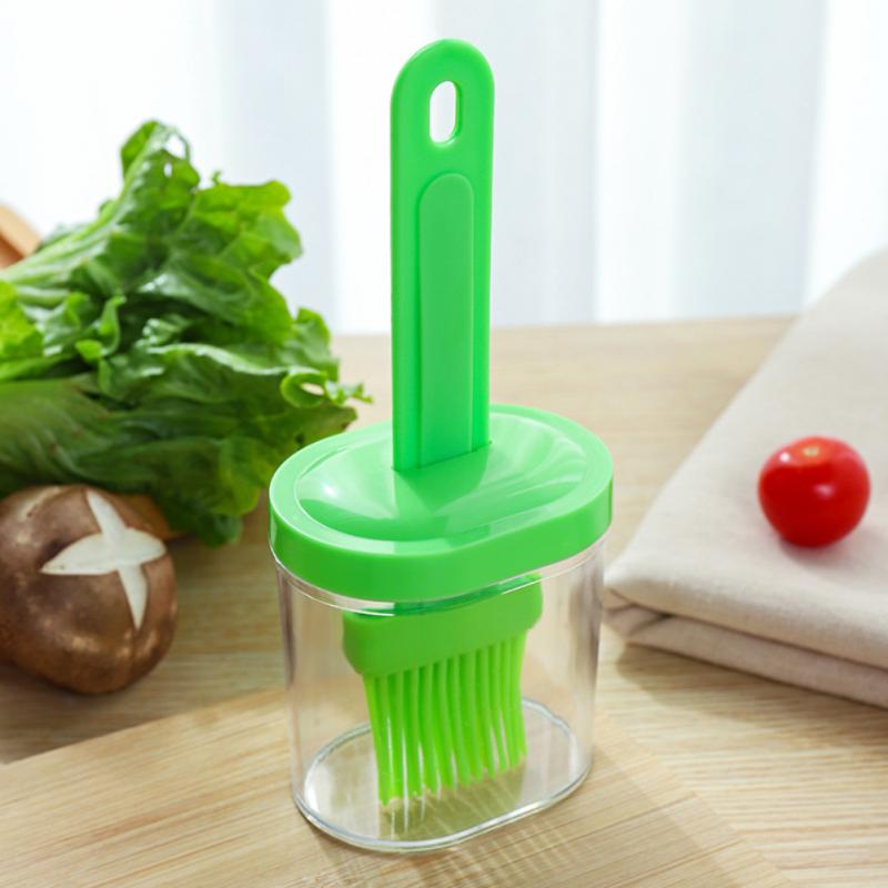 High temperature resistant kitchen pancake oil brush, honey bottle seasoning bottle barbecue oil brush magic
