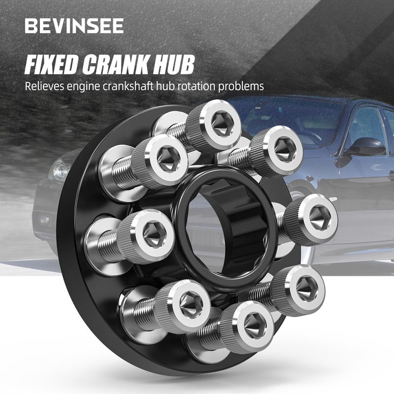 For BMW N55 S55 Crank Hub Bolt Capture Kit, for BMW E92 E90 E93 E82 F11 F10 F20 F22 F30,X5 E70,M3 F80,M4 F82,M2 Competition F87