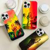 Bob Marley Singer Phone Case For iPhone 17 16 15 14 13 12 11 Plus Pro Max Satin Glossy Surface Cover