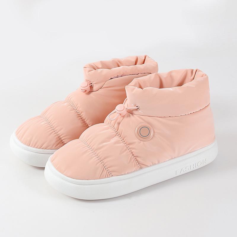 Unisex Smart Heated Snow Boots with USB Charging and Three-Level Temperature Control