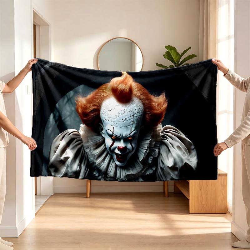 Pennywise (19) Flannel Blanket a Soft Accent for the Bedroom and Living Room and a Cozy Home Gift