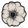Flower Placemat Dining Table Heat Insulation Mat Absorbent Diatomaceous Earth Decorative Flower Mat