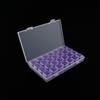 Sealed Empty Nail Art Accessories  Rhinestone Organizer Plastic Storage Box Beads Container