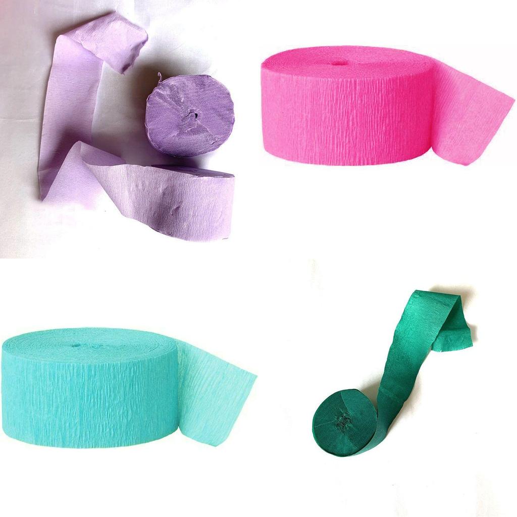 Colorful Crepe Paper Roll For Stunning Wedding Birthday Party Decorations And Diy Crafts