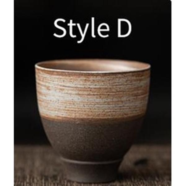 80ml Ceramic Tea Cup Japanese Style Ancient Style Kung Fu Tea Set