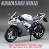 1:12 Kawasaki Z1000 Zx-6r Legierung Motorradmodell Diecast Spielzeugauto Vorderradlenkung Sound Licht Fahrzeug Kinder Weihnachtsgeschenke