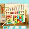 Magnetic Wooden Interactive Puzzle Board Kids Hand Eye Coordination Education
