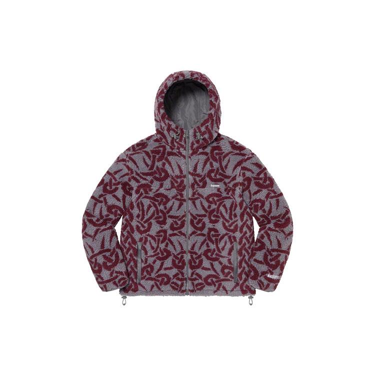 Supreme Celtic Knot Reversible Windstopper Fleece Hooded Jacket SUP-FW21-234