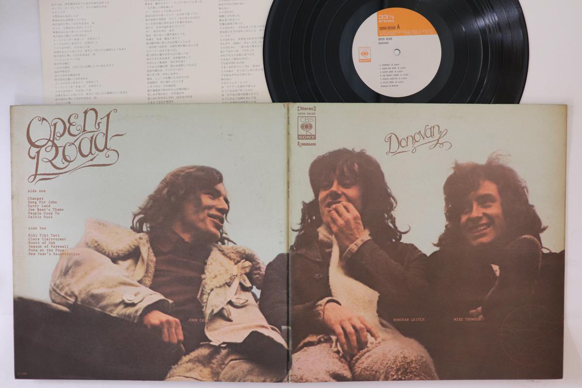 

LP Пластинка DONOVAN - Open Road SONX60160 CBS SONY 1970 Япония Рок